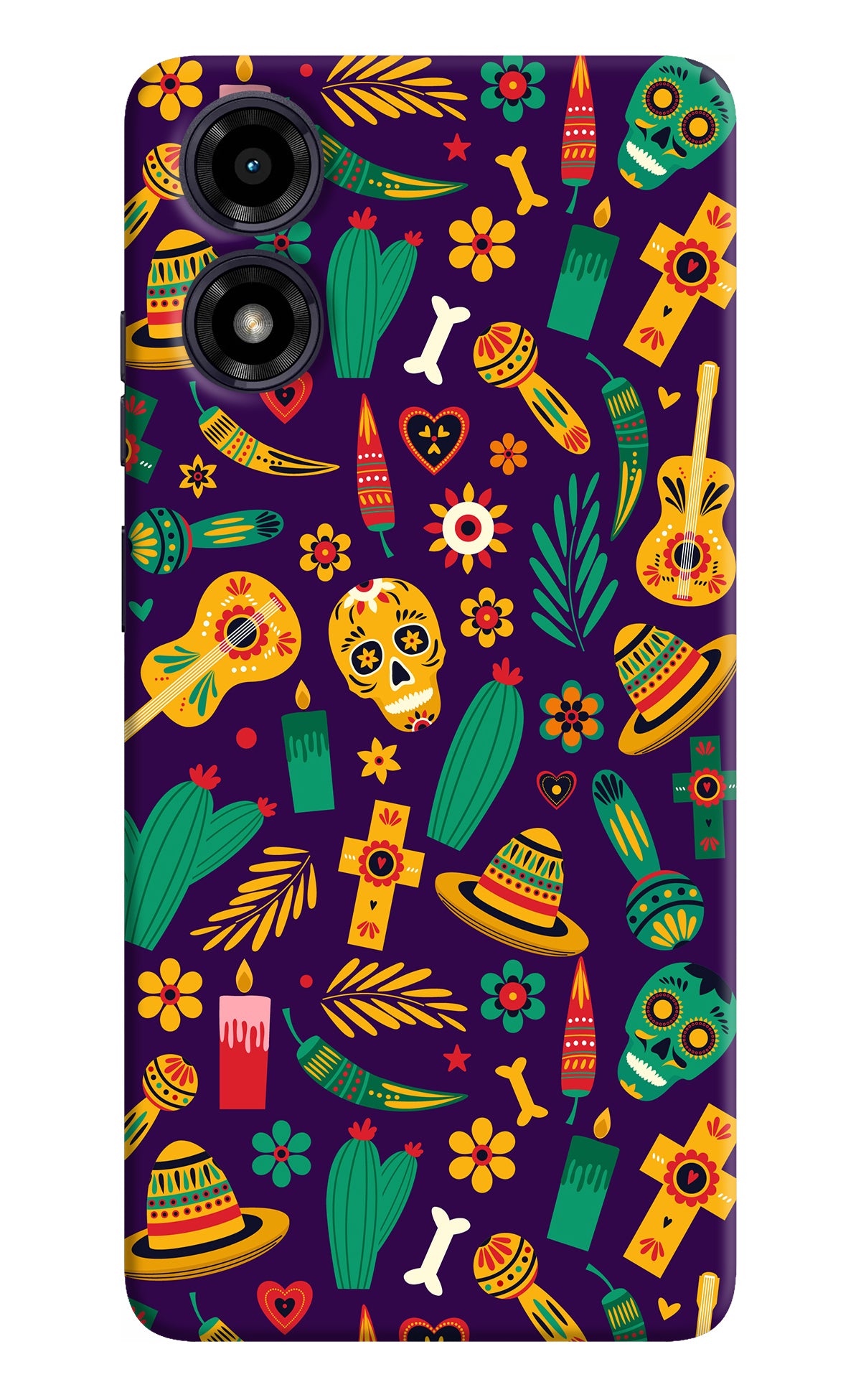 Mexican Artwork Moto G04 Back Cover