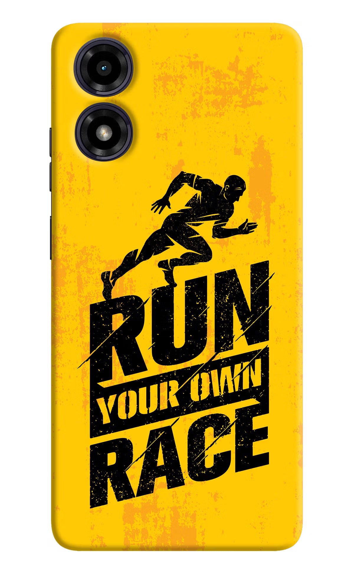 Run Your Own Race Moto G04 Hard Case Back Cover by Casekaro