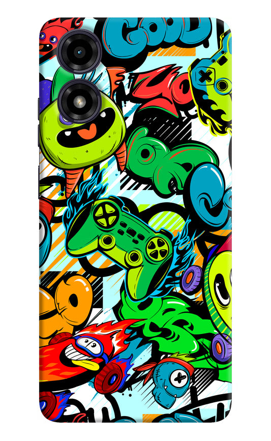 Game Doodle Moto G04 Hard Case Back Cover by Casekaro