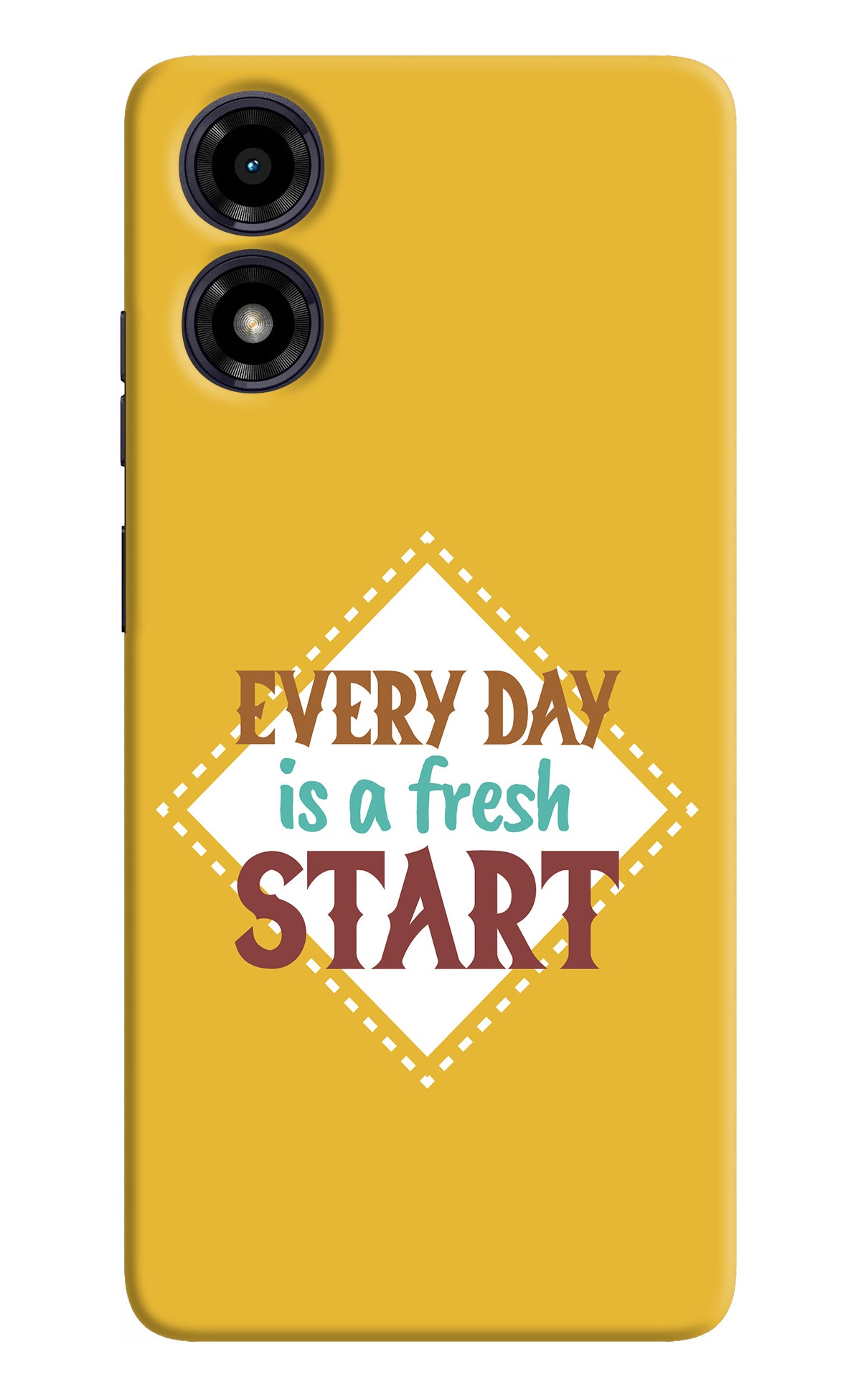 Every day is a Fresh Start Moto G04 Back Cover