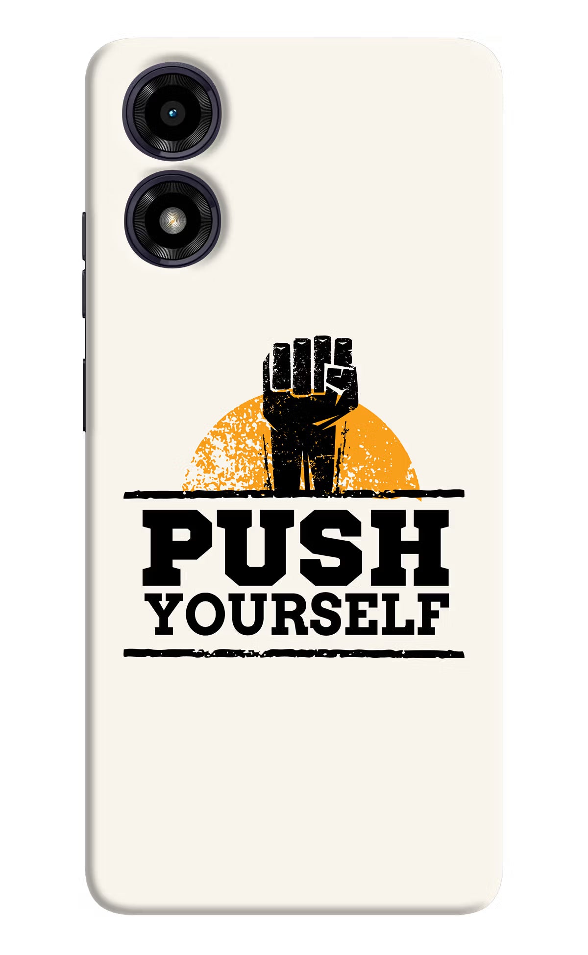 Push Yourself Moto G04 Hard Case Back Cover by Casekaro