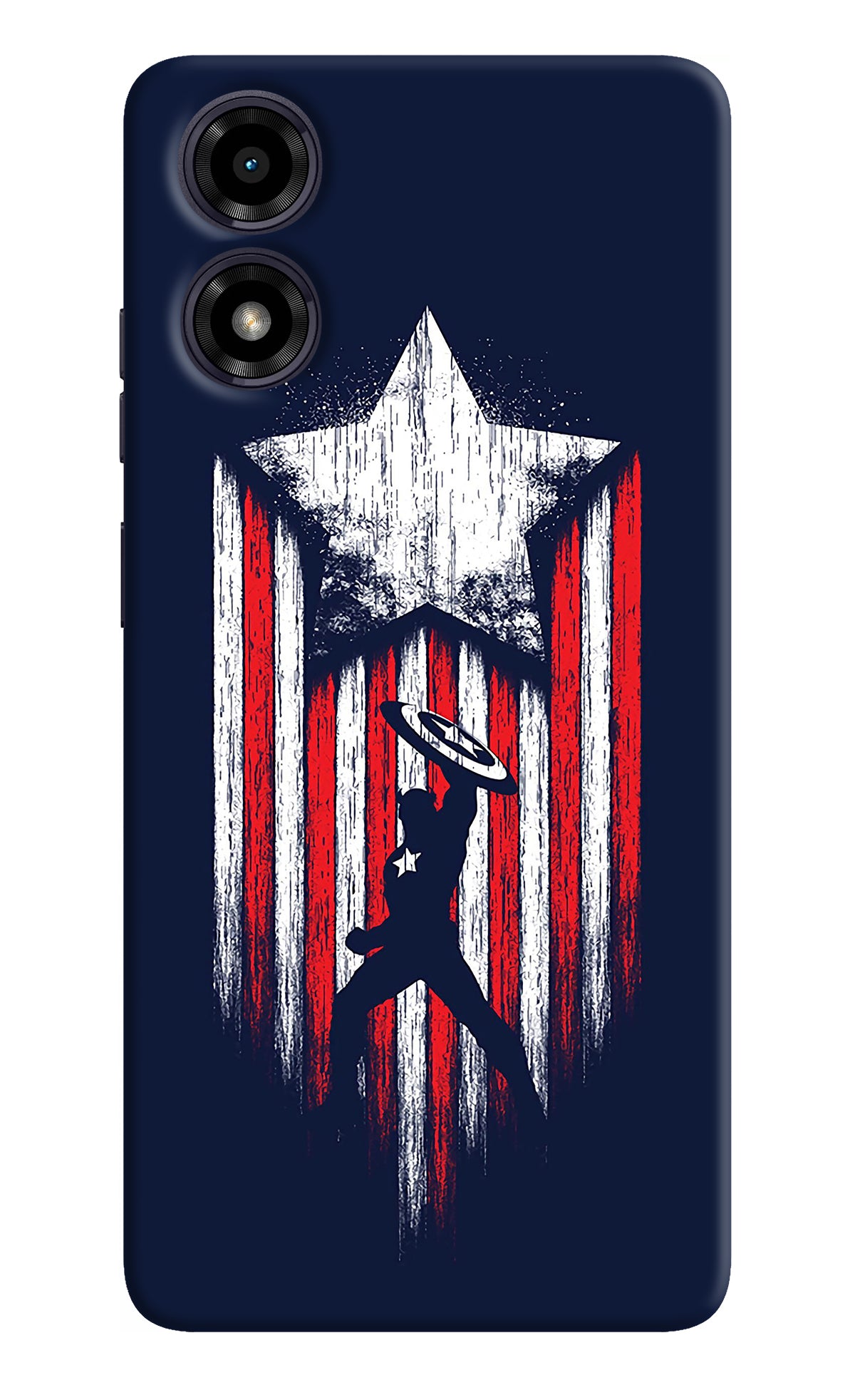 Captain America Marvel Art Moto G04 Back Cover