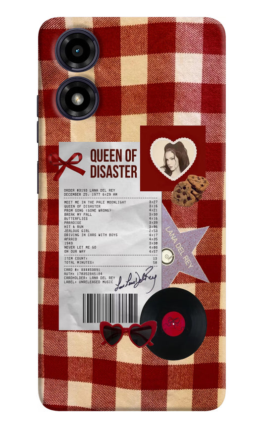 Queen of Disaster Moto G04 Hard Case Back Cover by Casekaro