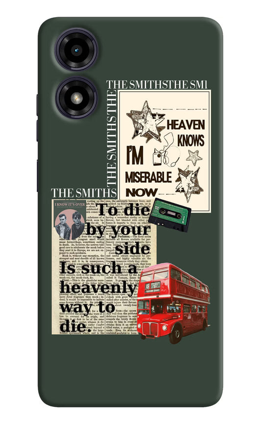 The Smiths Moto G04 Hard Case Back Cover by Casekaro