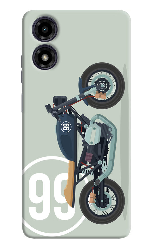 Classic Cafe Racer 99 Moto G04 Hard Case Back Cover by Casekaro