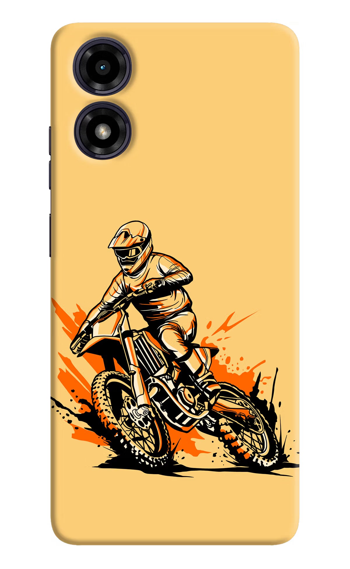 Off-Road Fury Moto G04 Hard Case Back Cover by Casekaro