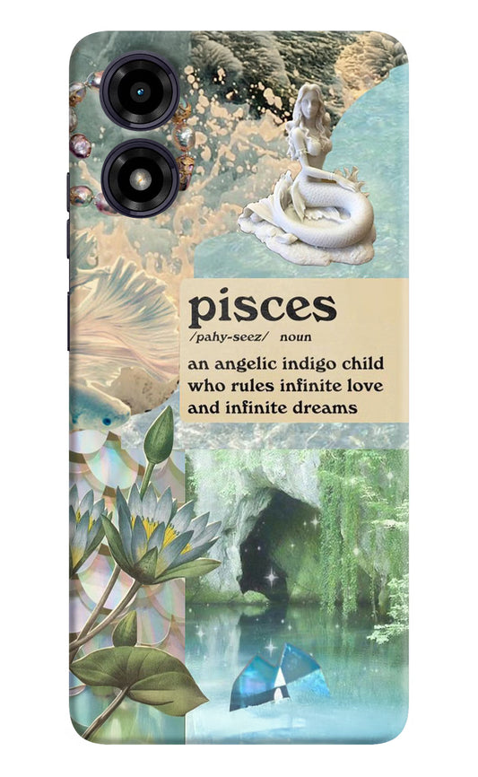 Pisces Zodiac Moto G04 Hard Case Back Cover by Casekaro