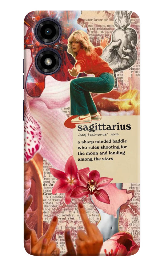 Sagittarius Zodiac Moto G04 Hard Case Back Cover by Casekaro