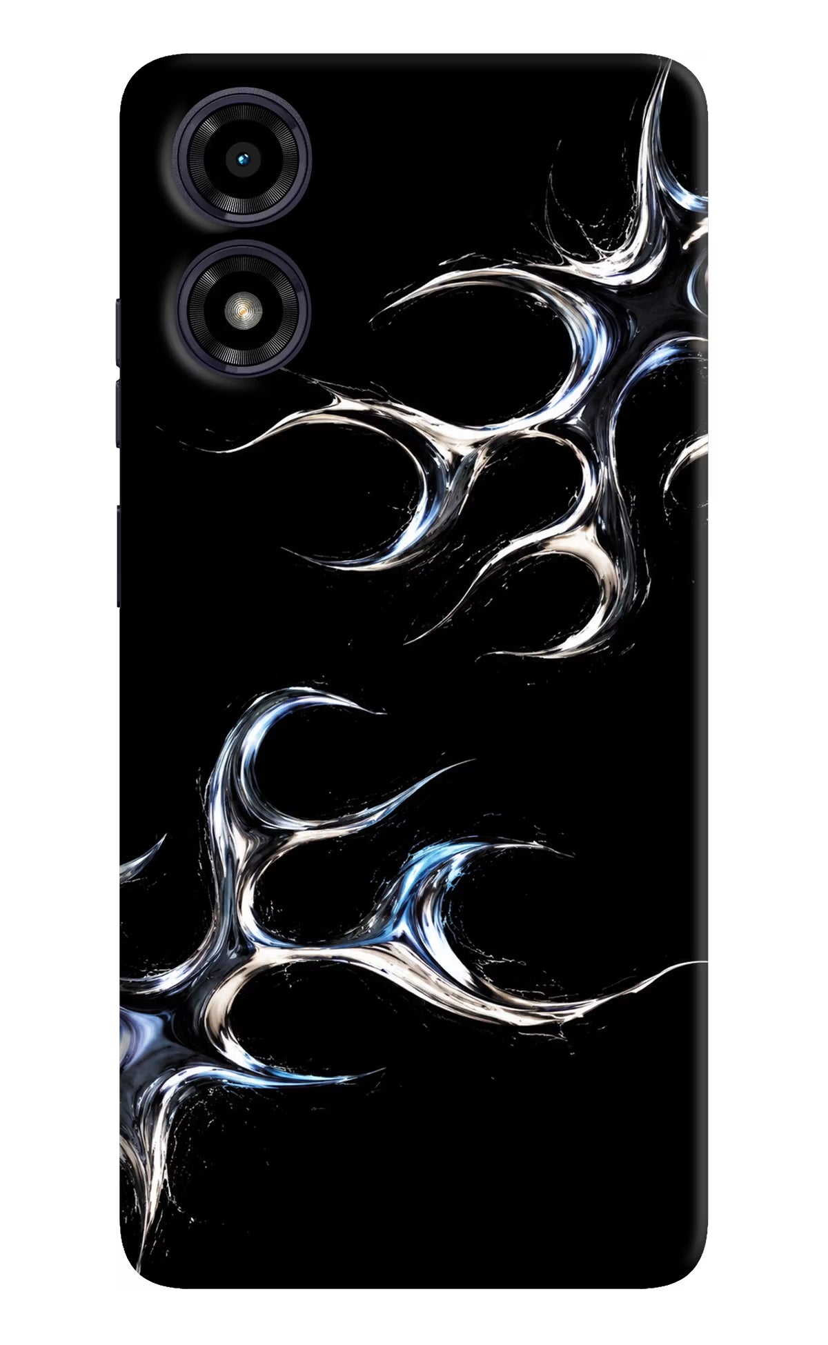 Chrome Tribal Moto G04 Hard Case Back Cover by Casekaro