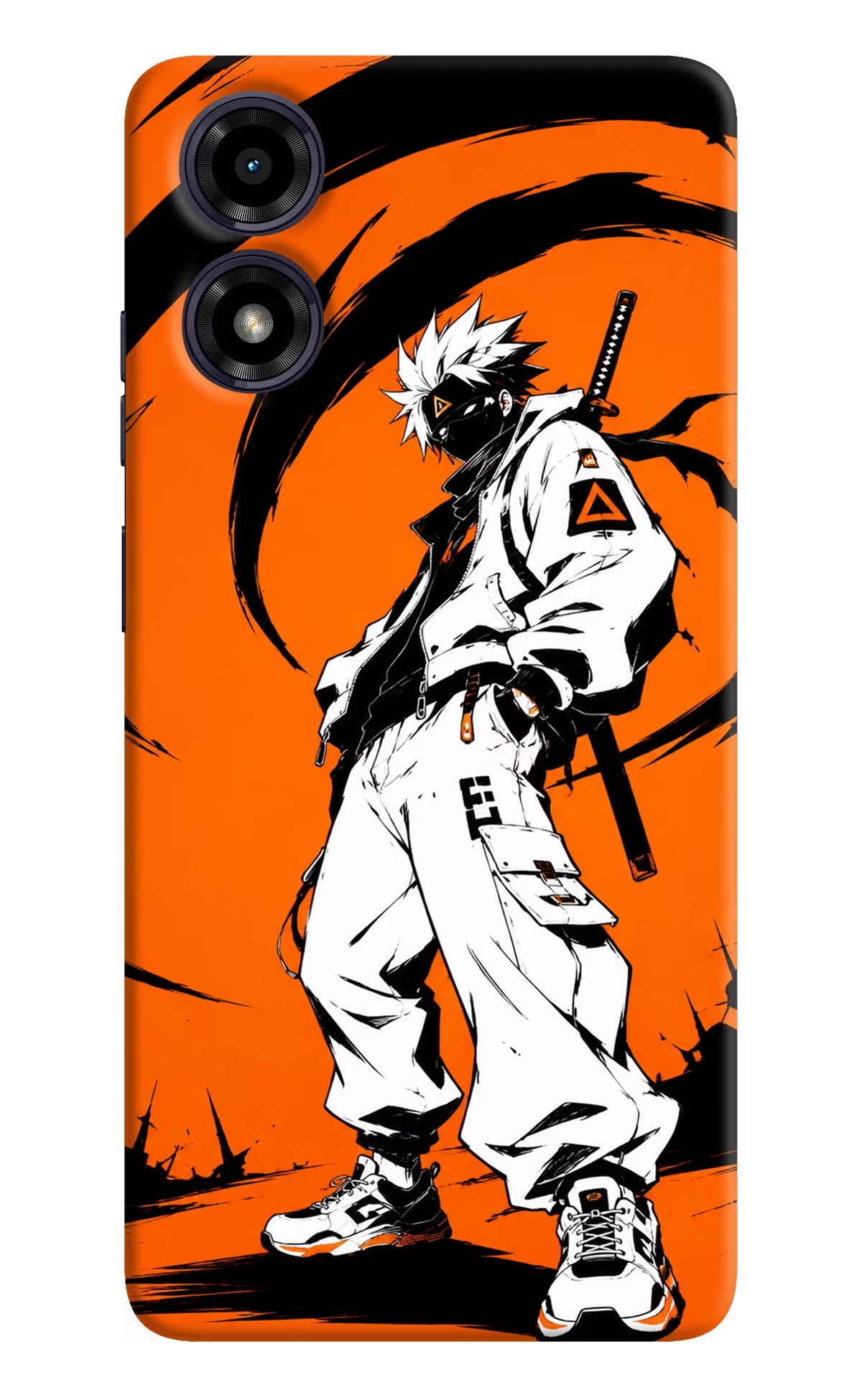Street Samurai  Moto G04 Hard Case Back Cover by Casekaro