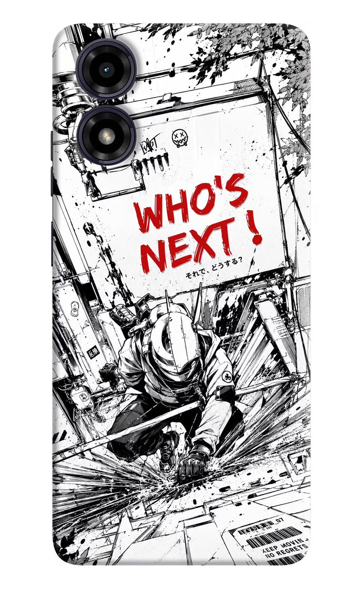 Who's Next Moto G04 Hard Case Back Cover by Casekaro