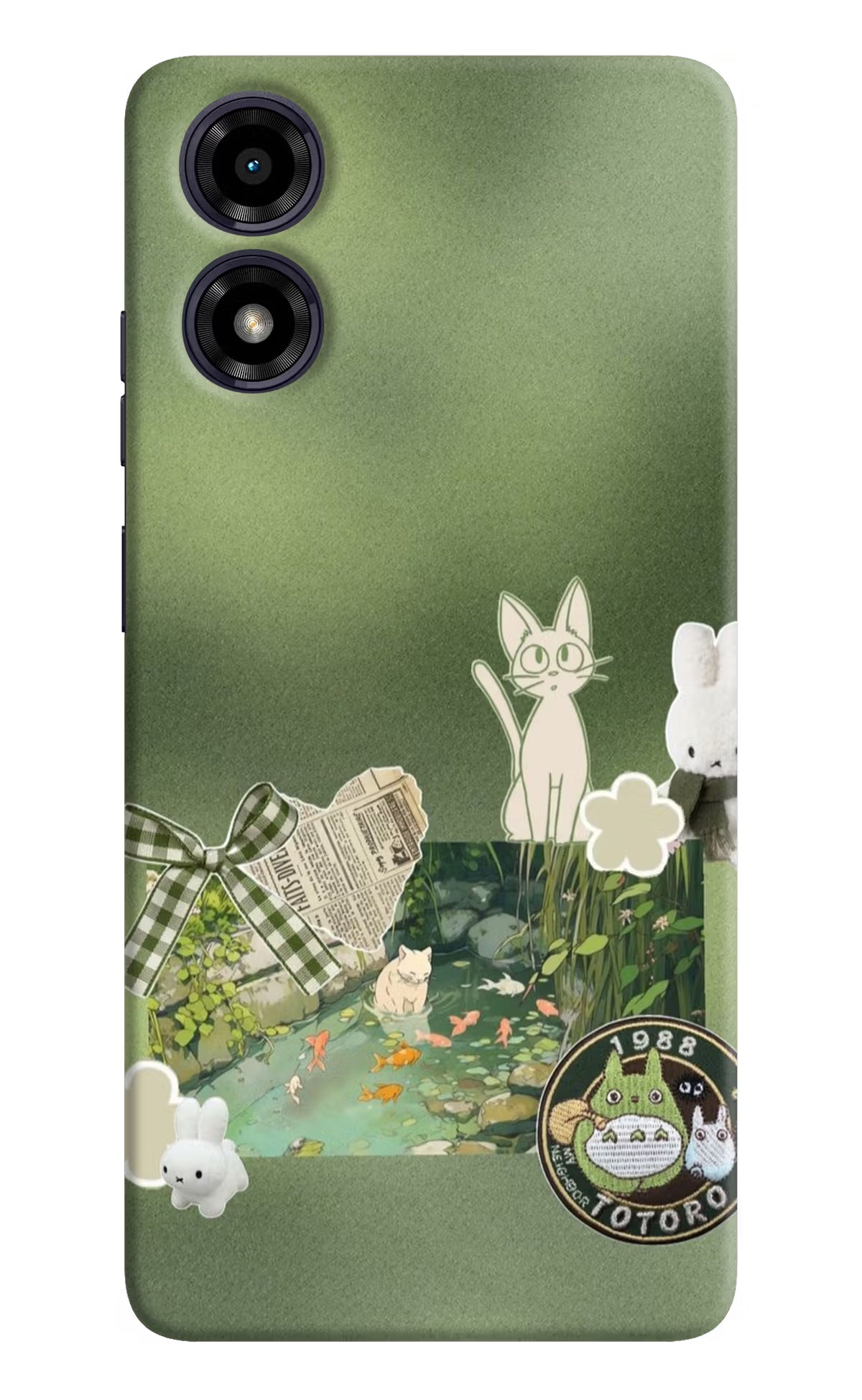 Aesthetic anime Moto G04 Back Cover
