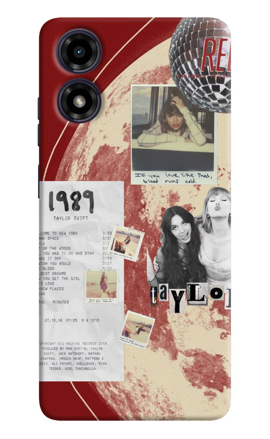 Taylor Swift Moto G04 Hard Case Back Cover by Casekaro