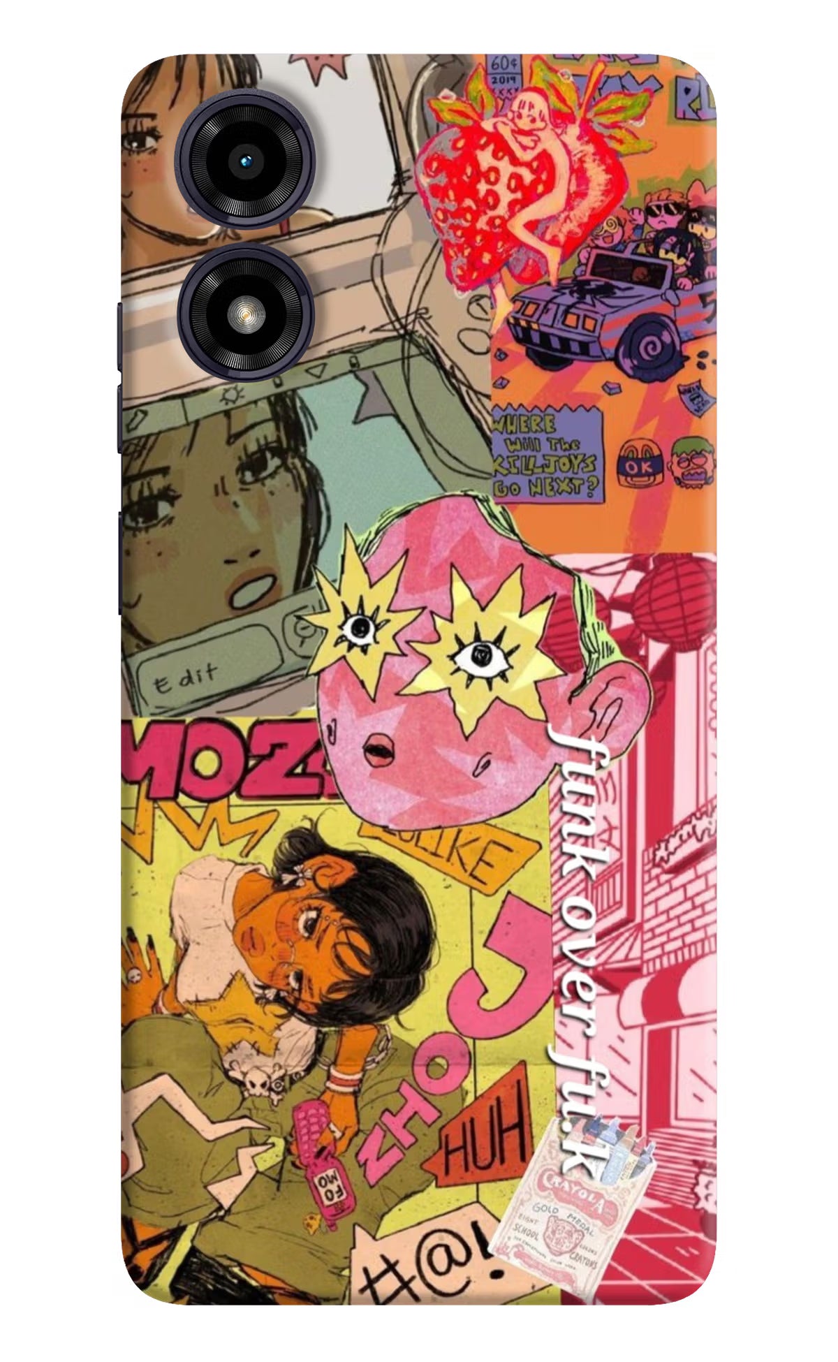 Funkover Moto G04 Back Cover