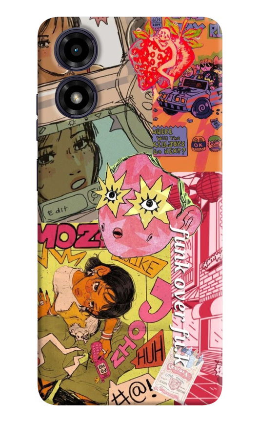 Funkover Moto G04 Hard Case Back Cover by Casekaro