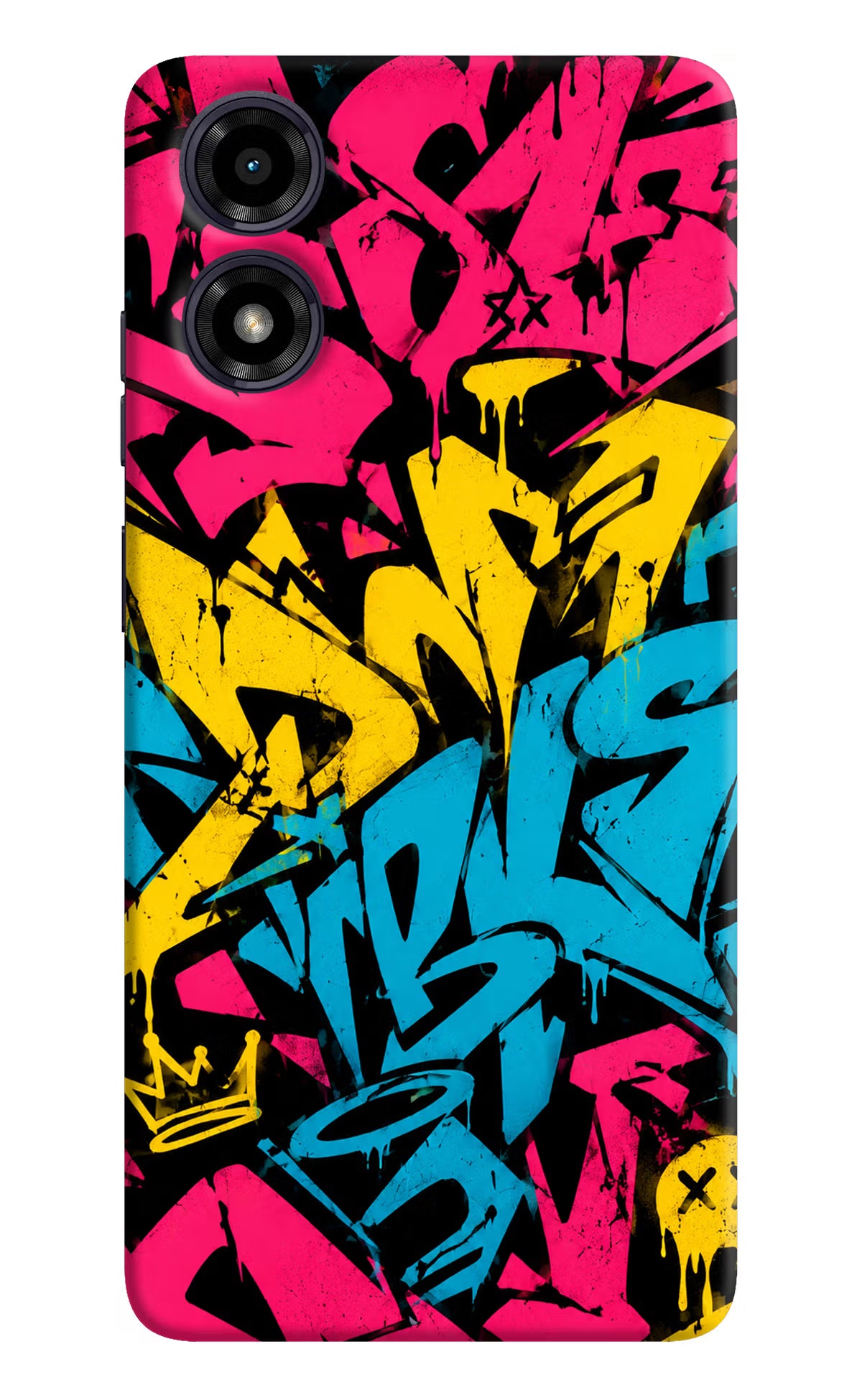 Graffiti Vibe Moto G04 Back Cover
