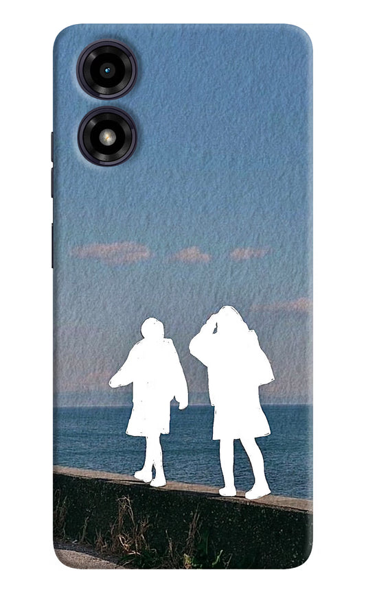 Coastal Dream Moto G04 Hard Case Back Cover by Casekaro
