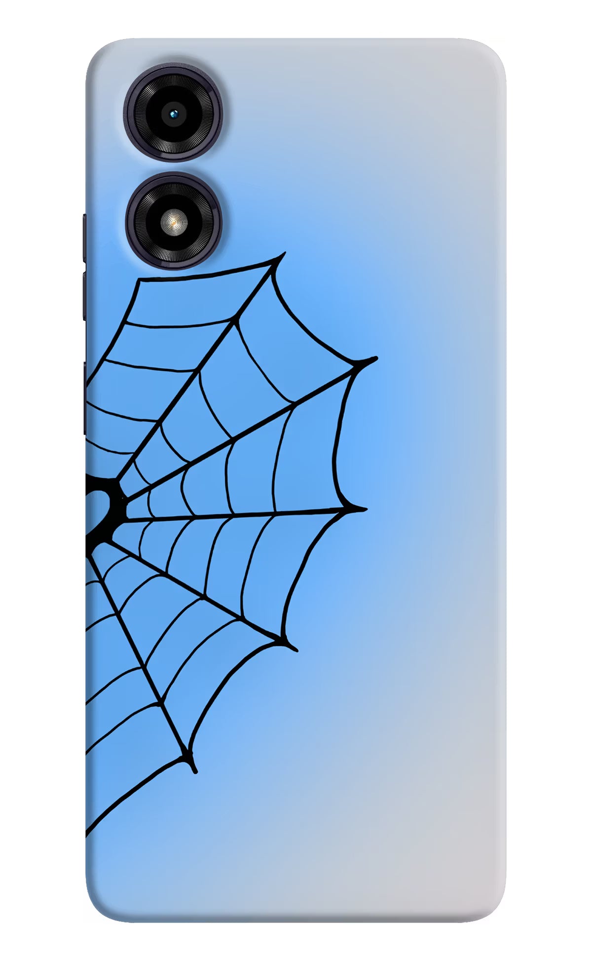 Blue Web Moto G04 Back Cover