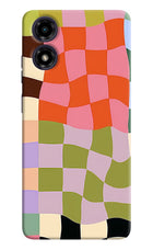 Wavy Grid Moto G04 Back Cover