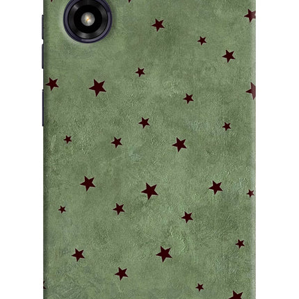 Green Stars Moto G04 Back Cover