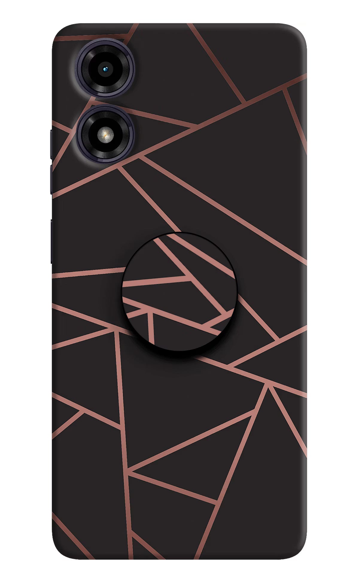 Geometric Pattern Moto G04 Pop Case by Casekaro