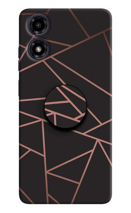 Geometric Pattern Moto G04 Pop Case by Casekaro