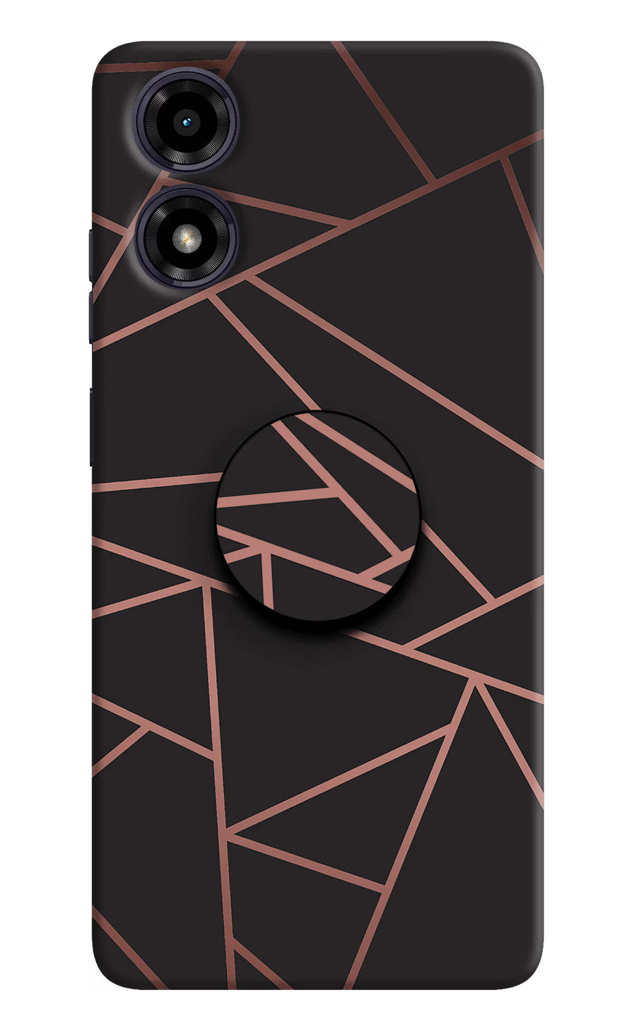 Geometric Pattern Moto G04 Pop Case, Hard case
