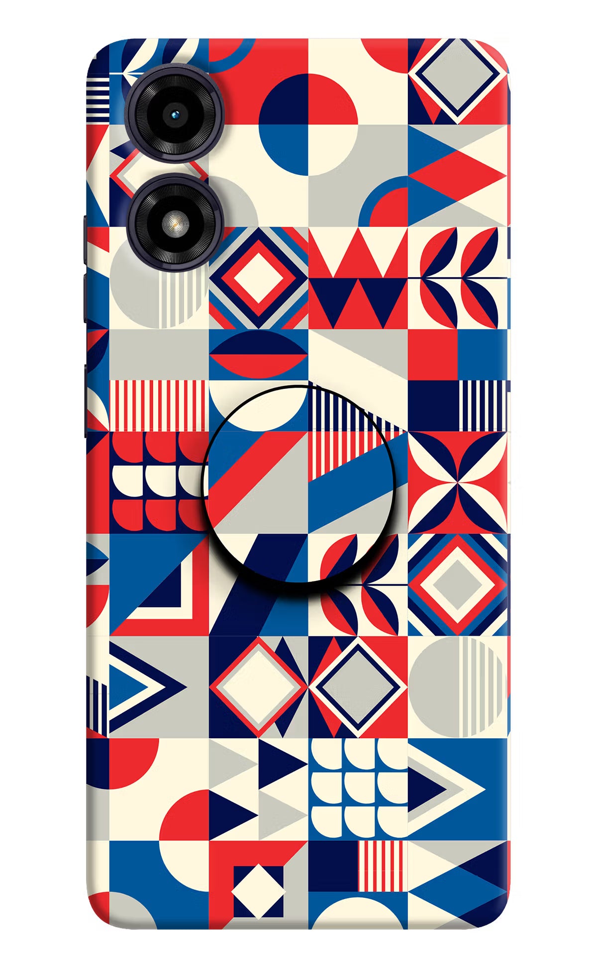 Colorful Pattern Moto G04 Pop Case by Casekaro