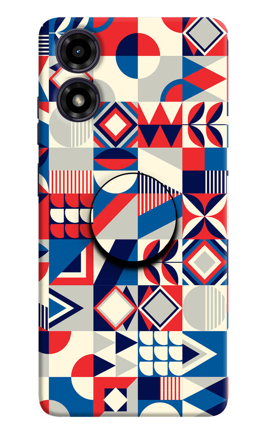 Colorful Pattern Moto G04 Pop Case by Casekaro