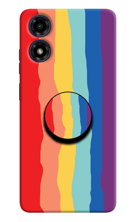 Rainbow Moto G04 Pop Case by Casekaro