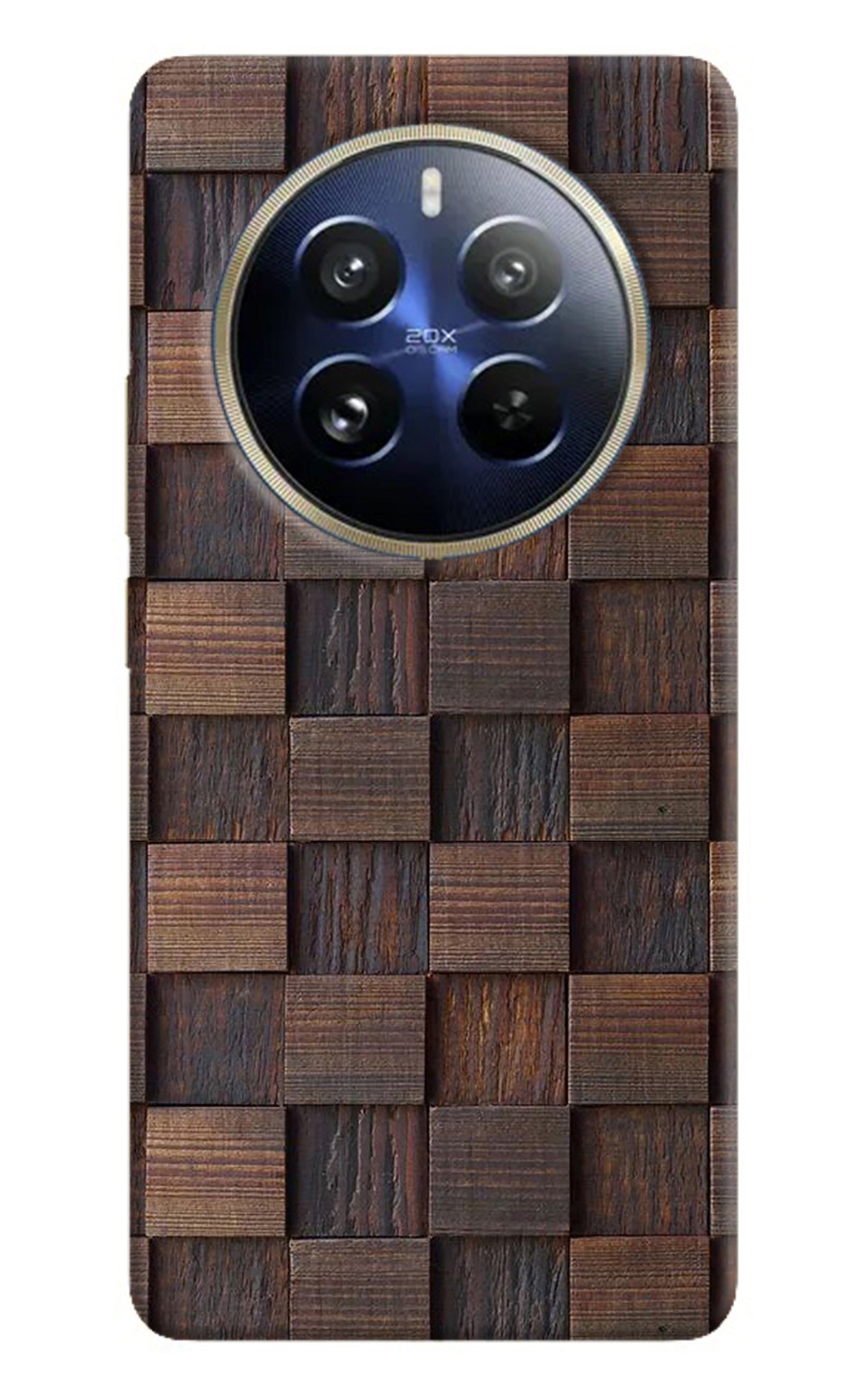 Wooden Cube Design Realme 12 Pro 5G/12 Pro+ 5G Back Cover