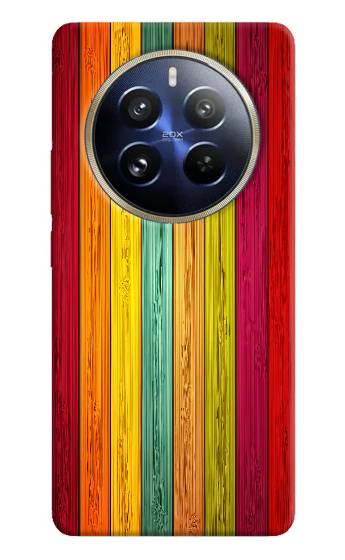 Multicolor Wooden Realme 12 Pro 5G/12 Pro+ 5G Back Cover