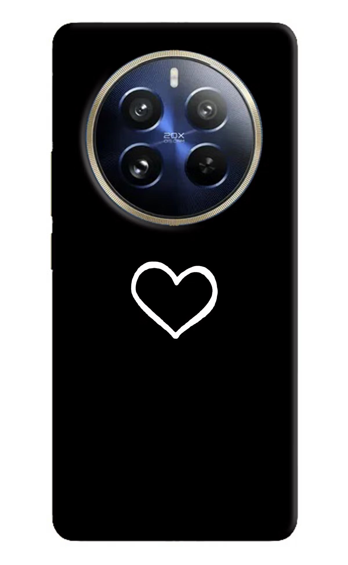 Heart Realme 12 Pro 5G/12 Pro+ 5G Hard Case Back Cover by Casekaro