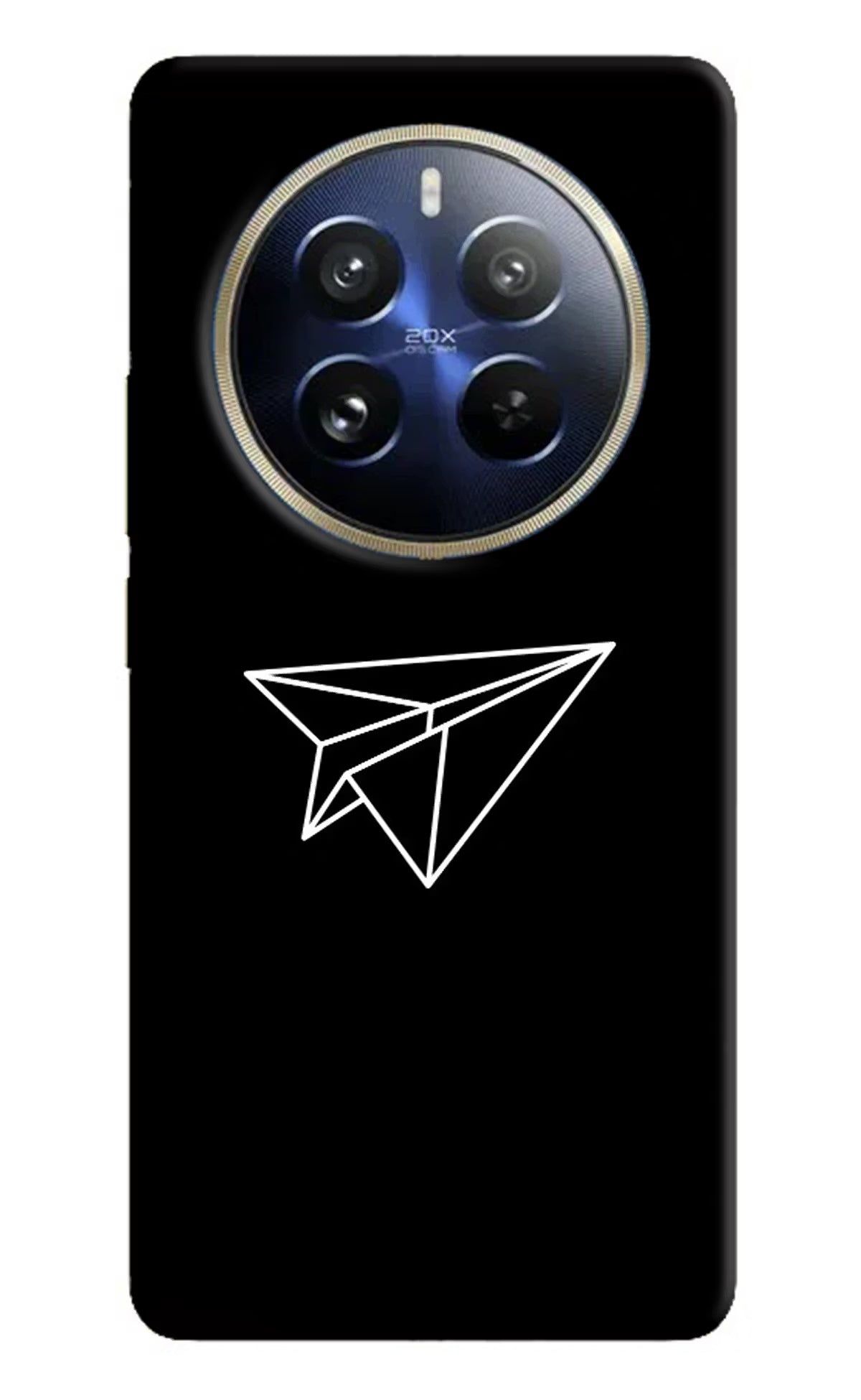 Paper Plane White Realme 12 Pro 5G/12 Pro+ 5G Hard Case Back Cover by Casekaro