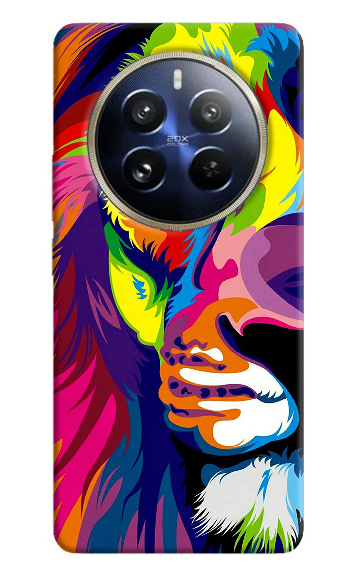 Lion Half Face Realme 12 Pro 5G/12 Pro+ 5G Back Cover