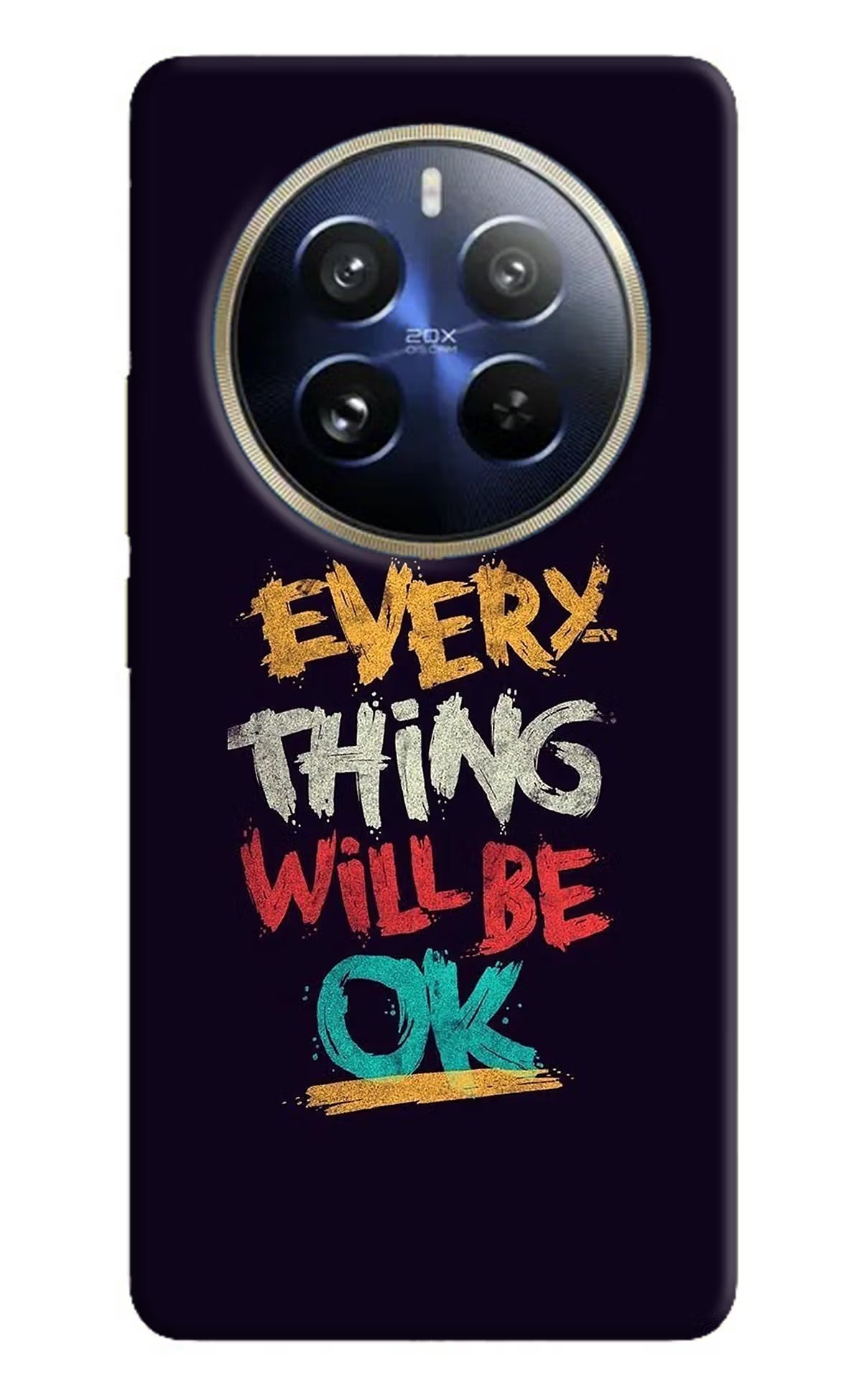 Everything Will Be Ok Realme 12 Pro 5G/12 Pro+ 5G Hard Case Back Cover by Casekaro