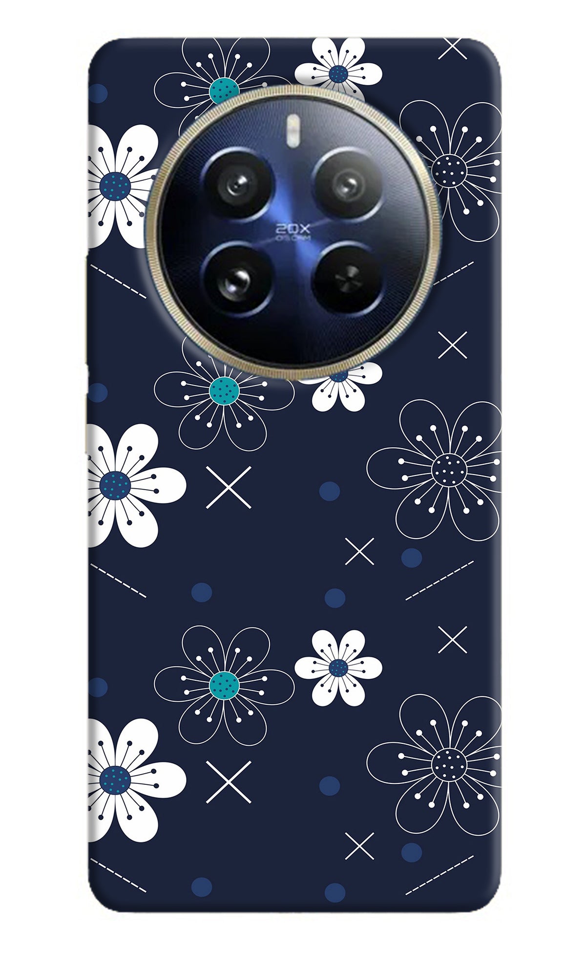 Flowers Realme 12 Pro 5G/12 Pro+ 5G Back Cover