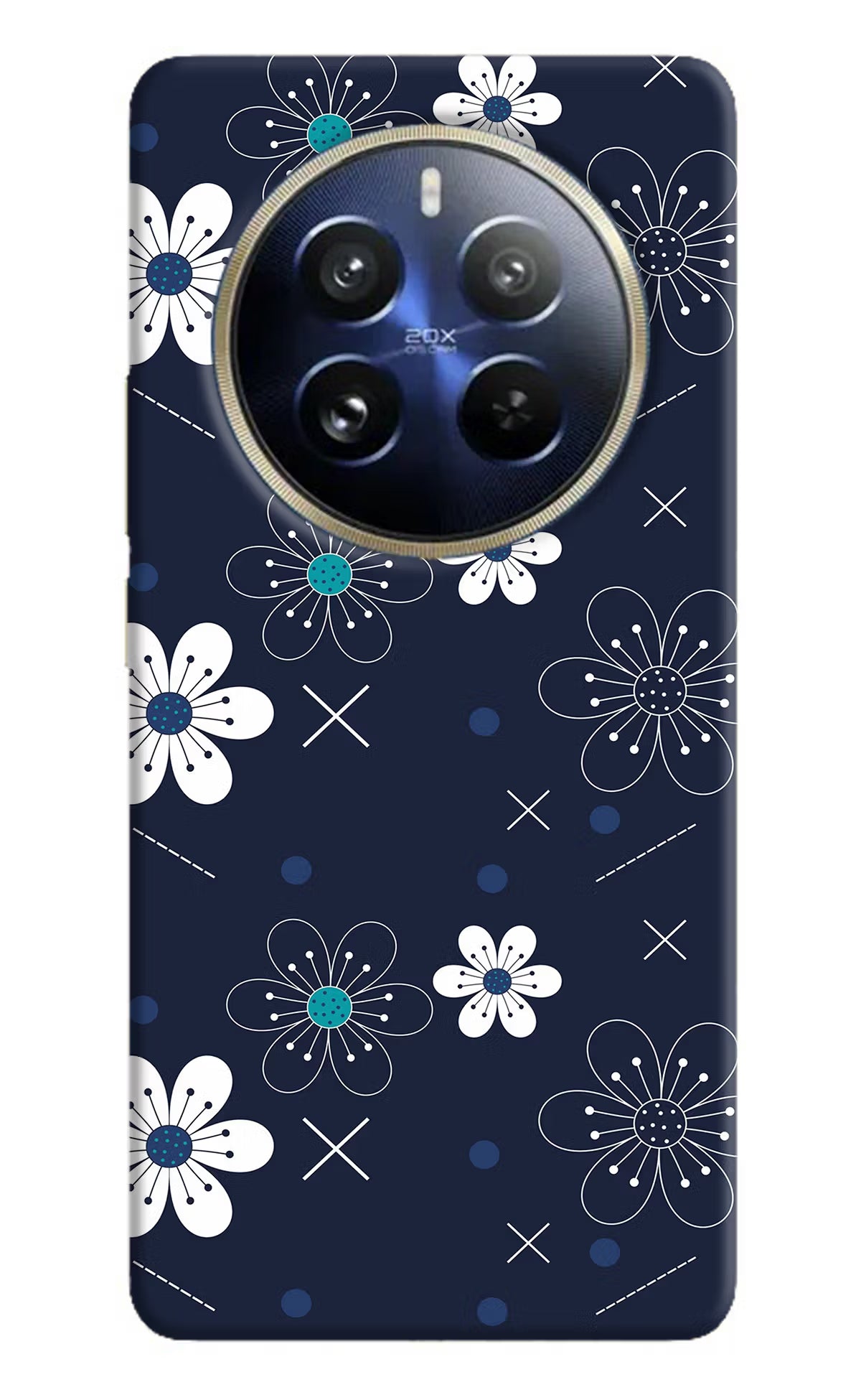 Flowers Realme 12 Pro 5G/12 Pro+ 5G Hard Case Back Cover by Casekaro