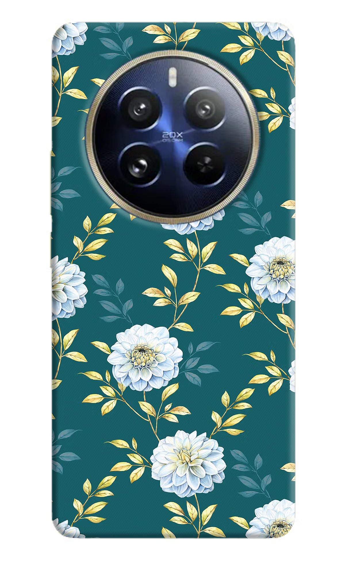 Flowers Realme 12 Pro 5G/12 Pro+ 5G Hard Case Back Cover by Casekaro