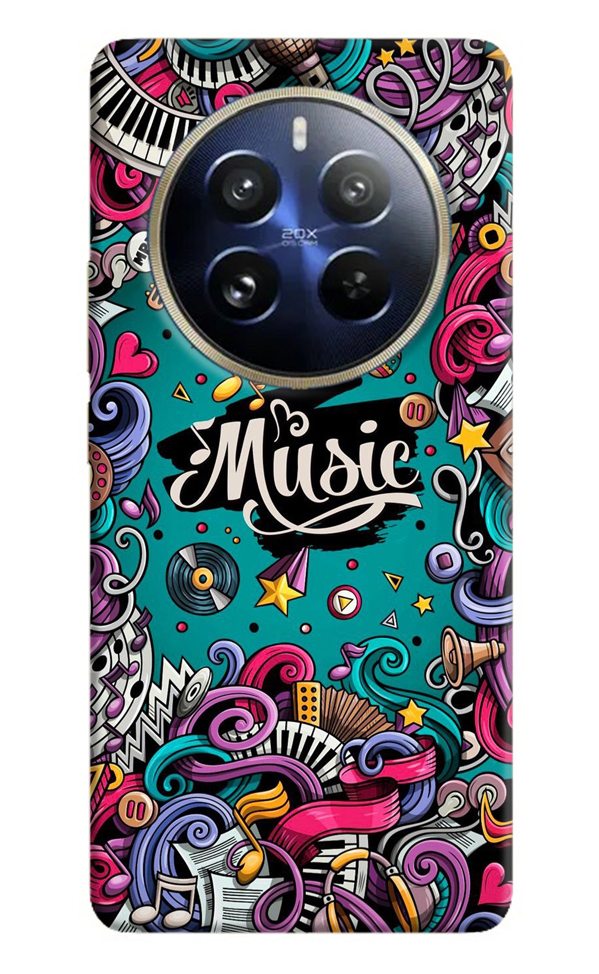 Music Graffiti Realme 12 Pro 5G/12 Pro+ 5G Back Cover