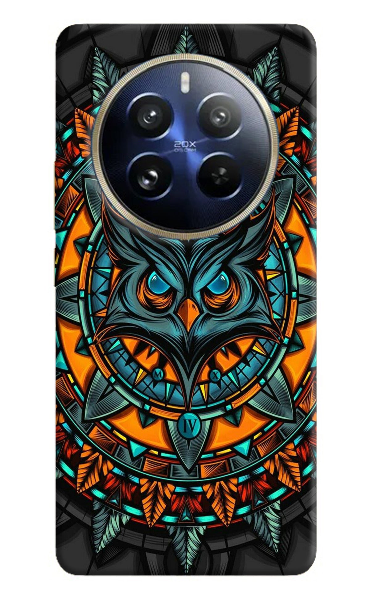 Angry Owl Art Realme 12 Pro 5G/12 Pro+ 5G Back Cover