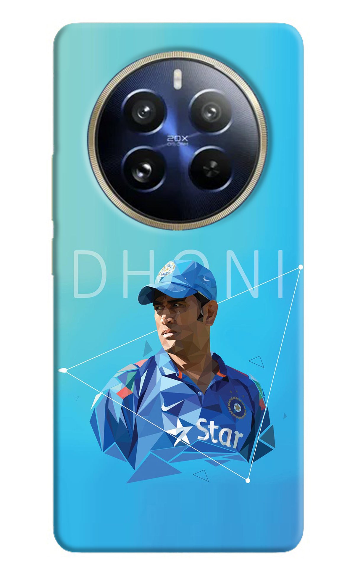 Dhoni Artwork Realme 12 Pro 5G/12 Pro+ 5G Back Cover