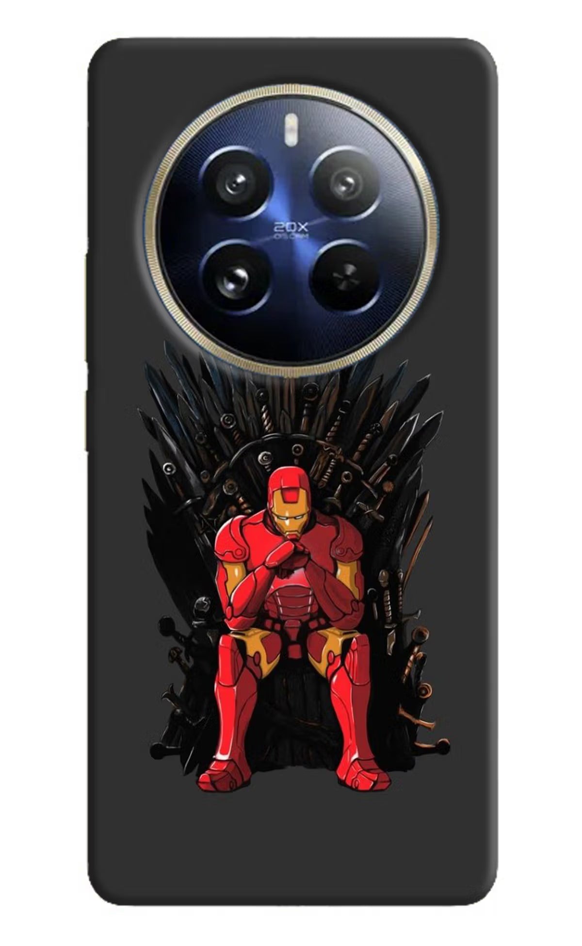 Ironman Throne Realme 12 Pro 5G/12 Pro+ 5G Hard Case Back Cover by Casekaro