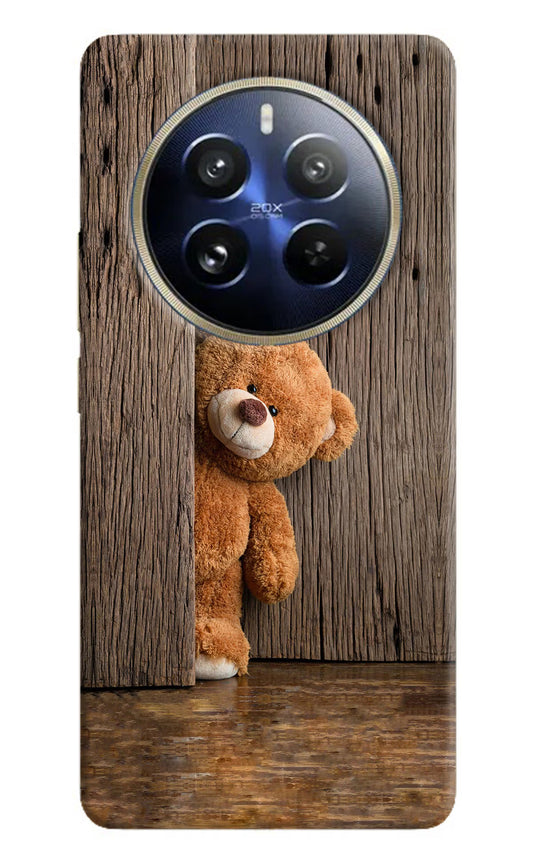 Teddy Wooden Realme 12 Pro 5G/12 Pro+ 5G Hard Case Back Cover by Casekaro