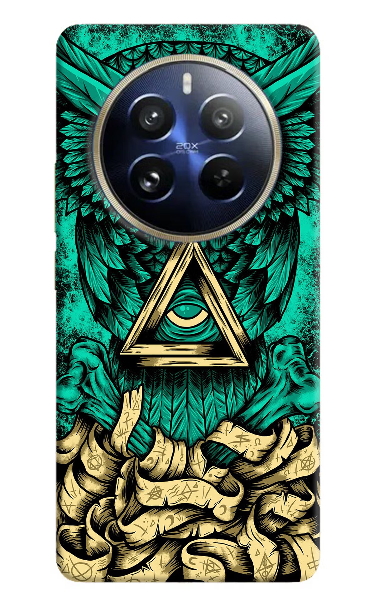 Green Owl Realme 12 Pro 5G/12 Pro+ 5G Hard Case Back Cover by Casekaro