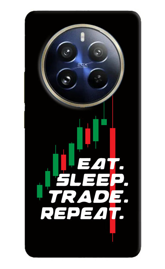 Eat Sleep Trade Repeat Realme 12 Pro 5G/12 Pro+ 5G Hard Case Back Cover by Casekaro