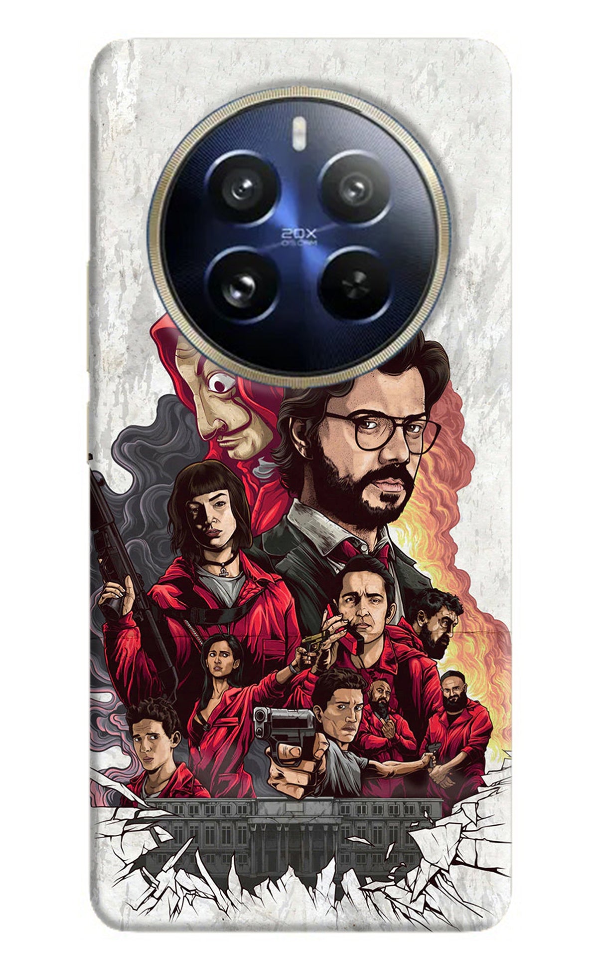 Money Heist Artwork Realme 12 Pro 5G/12 Pro+ 5G Back Cover