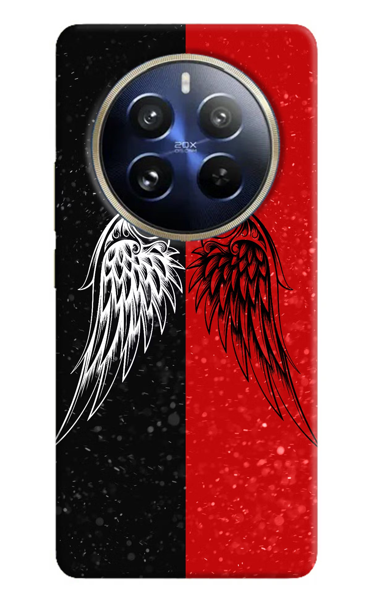Wings Realme 12 Pro 5G/12 Pro+ 5G Hard Case Back Cover by Casekaro