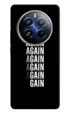 Again Again Gain Realme 12 Pro 5G/12 Pro+ 5G Hard Case Back Cover by Casekaro