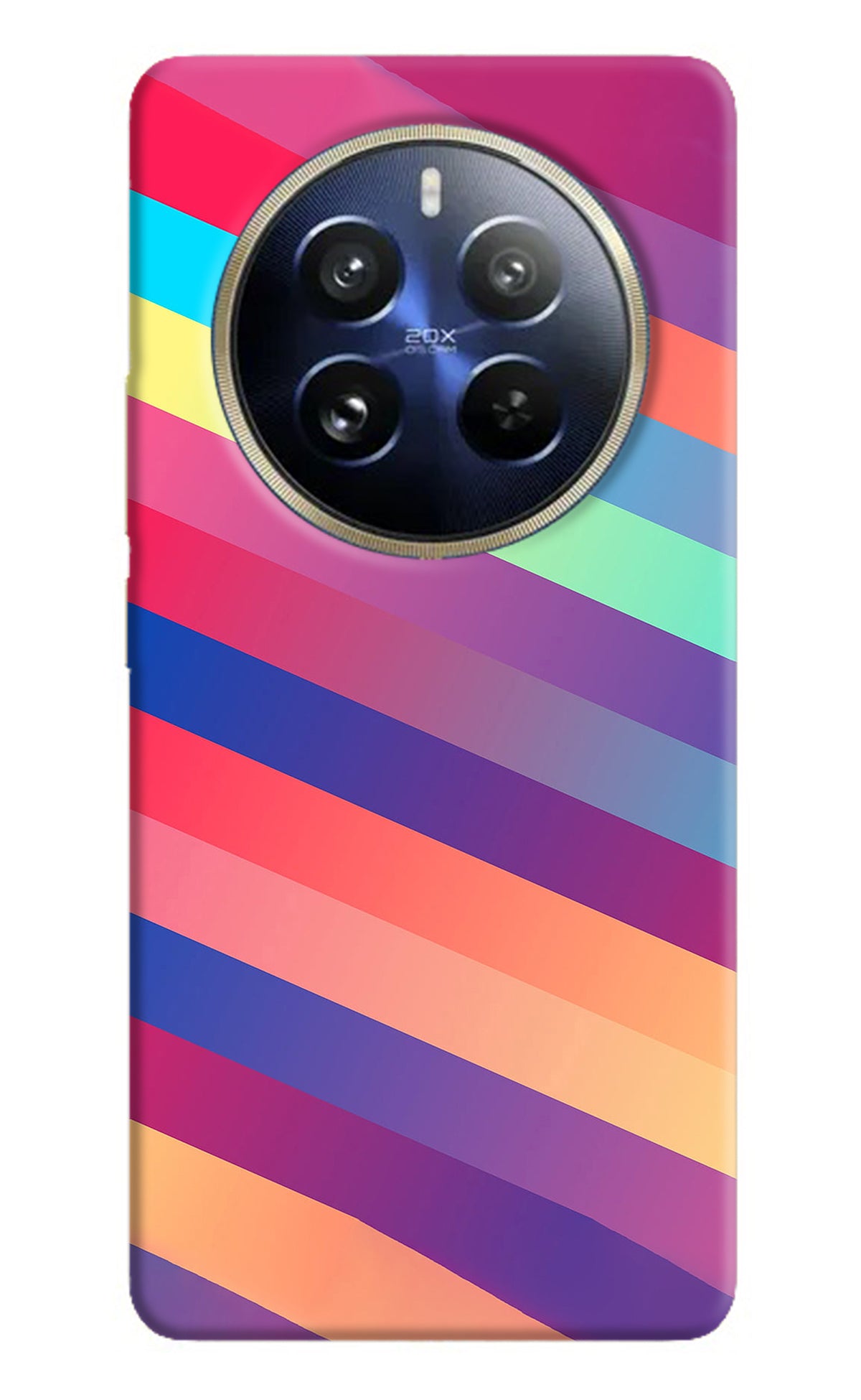 Stripes color Realme 12 Pro 5G/12 Pro+ 5G Back Cover